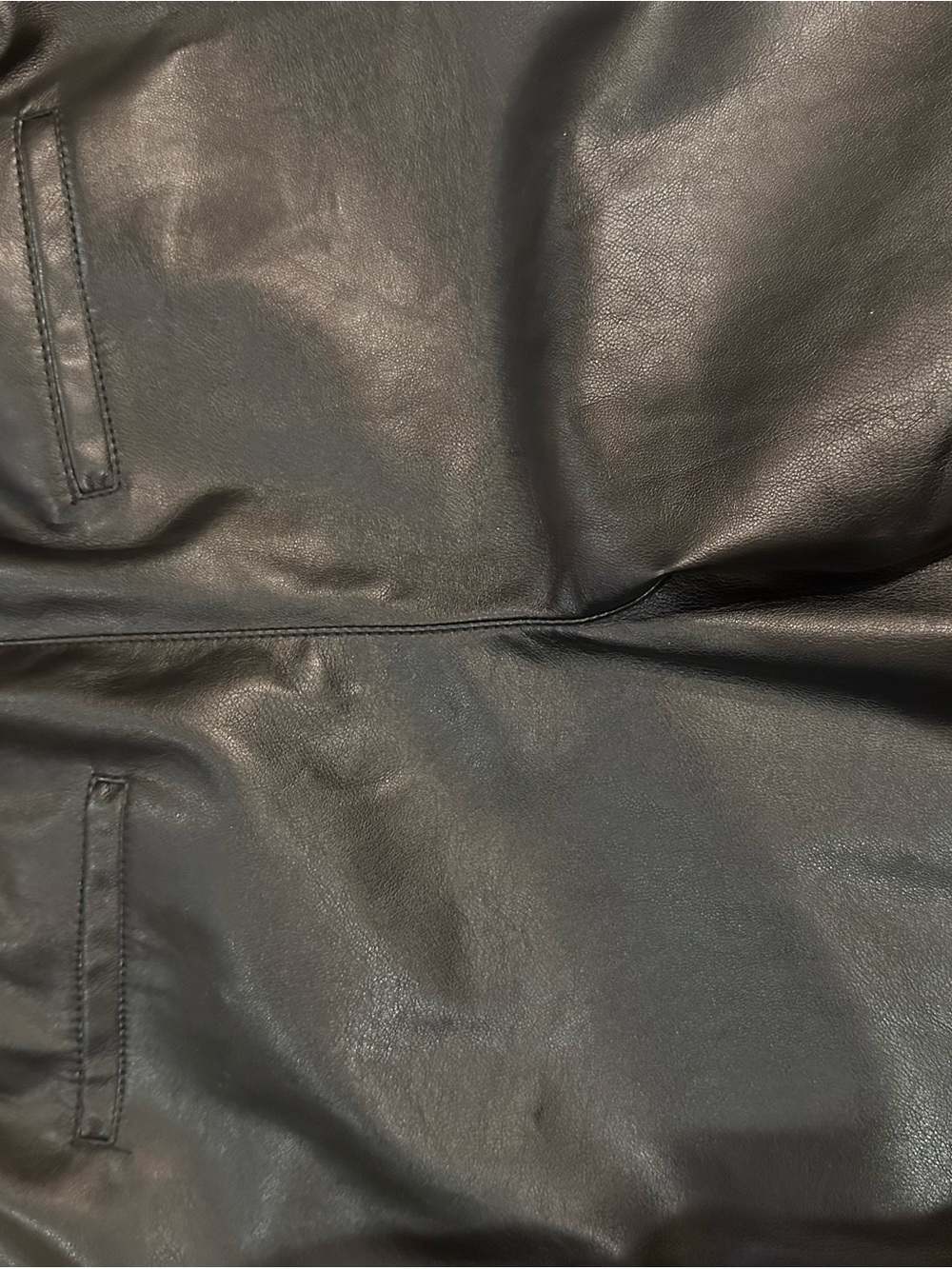 Blank NYC “No Guidance” Black Faux Leather Drawstring Joggers NWT - Picture 6 of 6